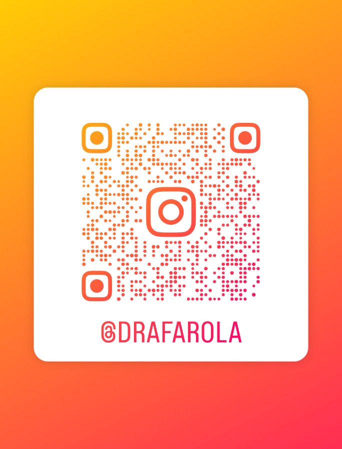Código QR Instagram @drafarola