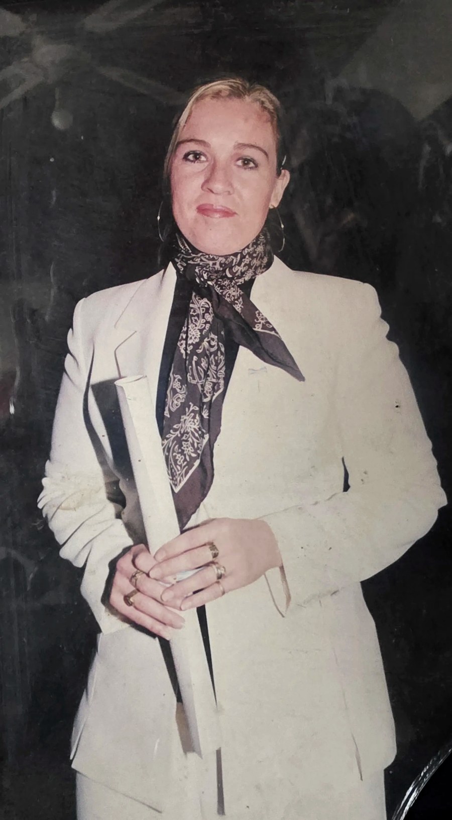 María Soledad Farola el día de su recibida